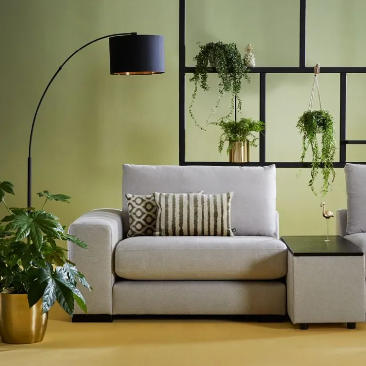 Trendhopper Bank Malta met brede arm^ Zelf Bank Samenstellen