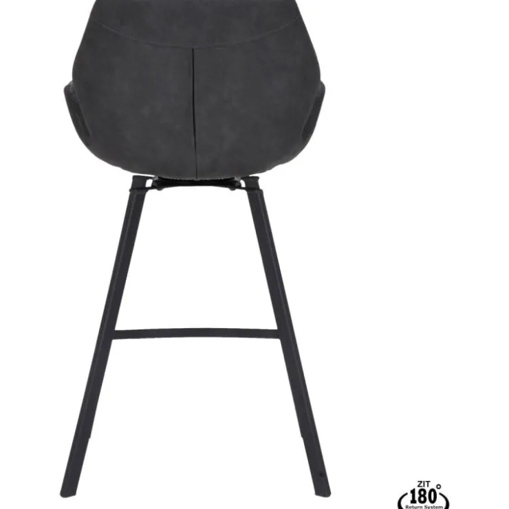 Trendhopper Barstoel Lizz 65cm Bull Antraciet^ Barkrukken
