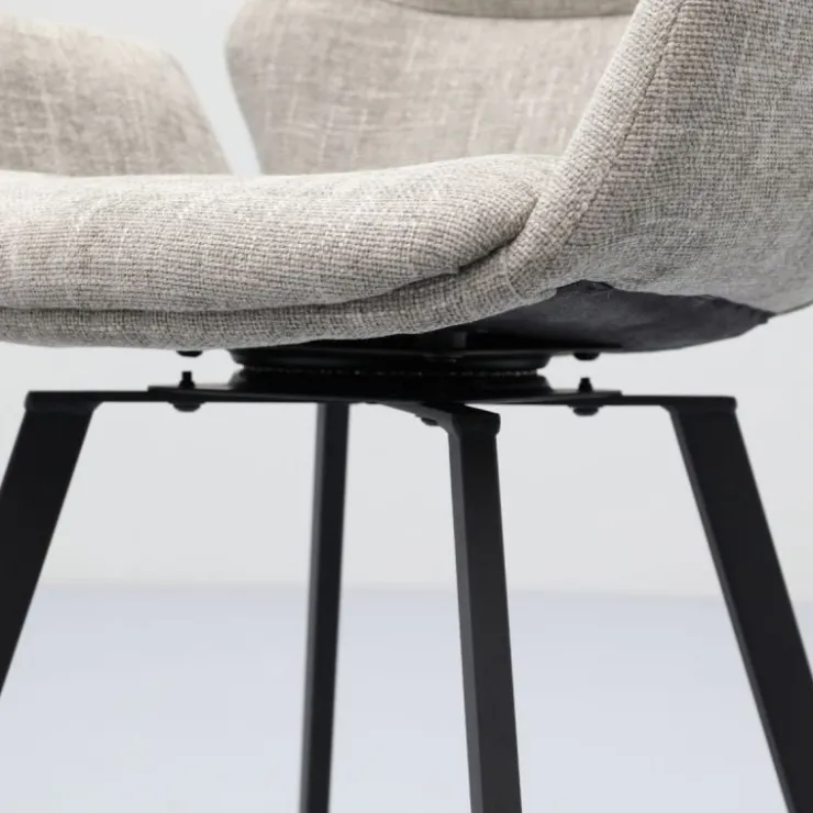 Trendhopper Barstoel Lizz 65cm stof Taupe^ Barkrukken