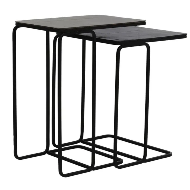Trendhopper Bijzettafel Lago set van 2^ Bijzettafels