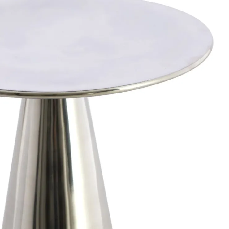 Trendhopper Bijzettafel Leova Nikkel 35X45 Cm^ Salontafels|Bijzettafels