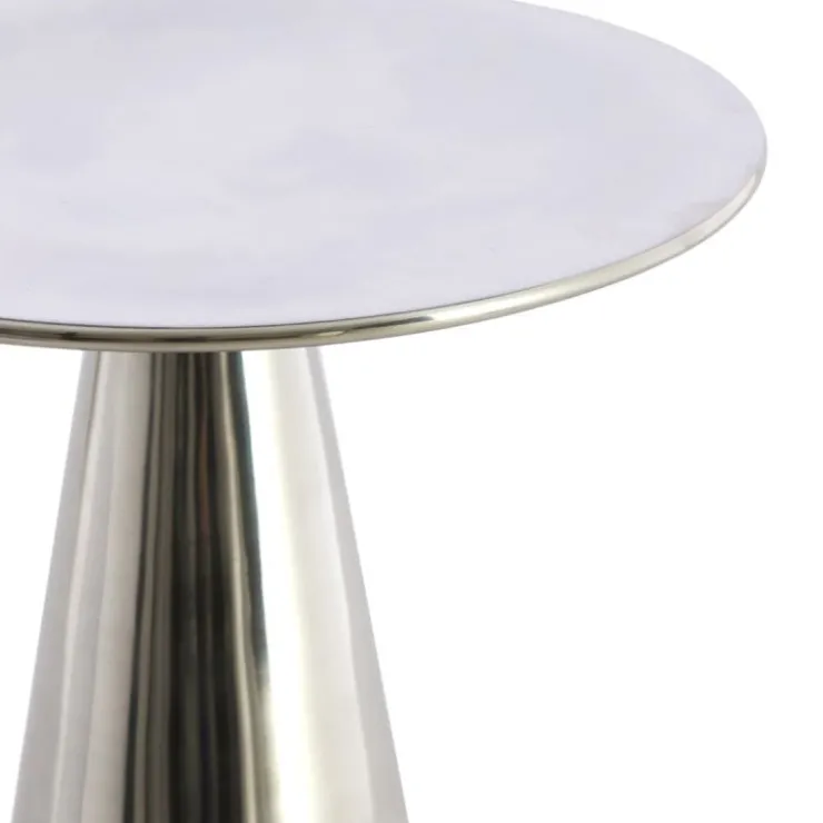 Trendhopper Bijzettafel Leova Nikkel 39X51 Cm^ Salontafels|Bijzettafels