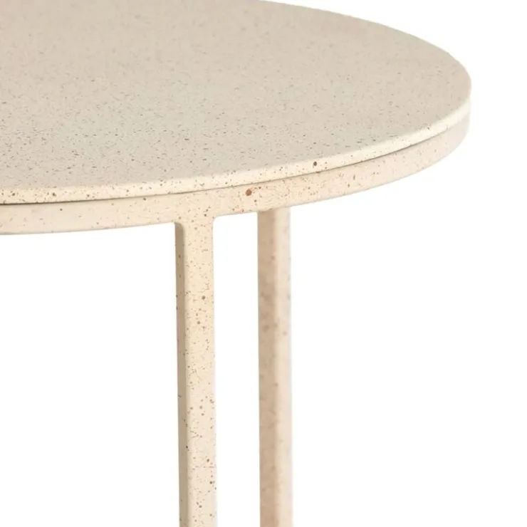 Trendhopper Bijzettafel Sadar Set van 2 Zand 50X40+52X46 CM^ Salontafels|Bijzettafels
