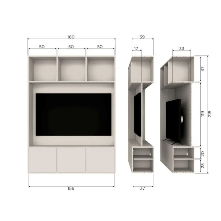 Trendhopper Cinewall Meggy^ Tv-Meubels