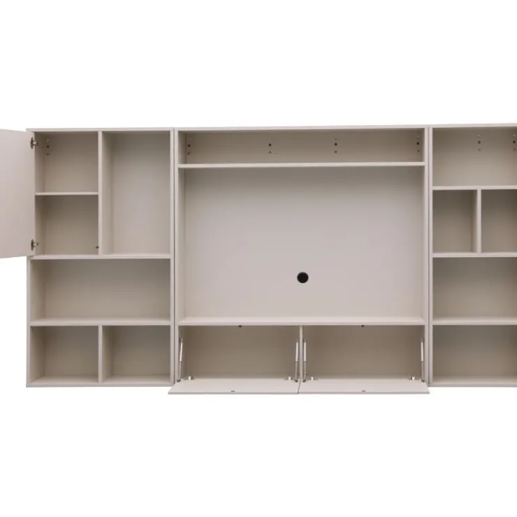 Trendhopper Cinewall Welland Ivory^ Tv-Meubels