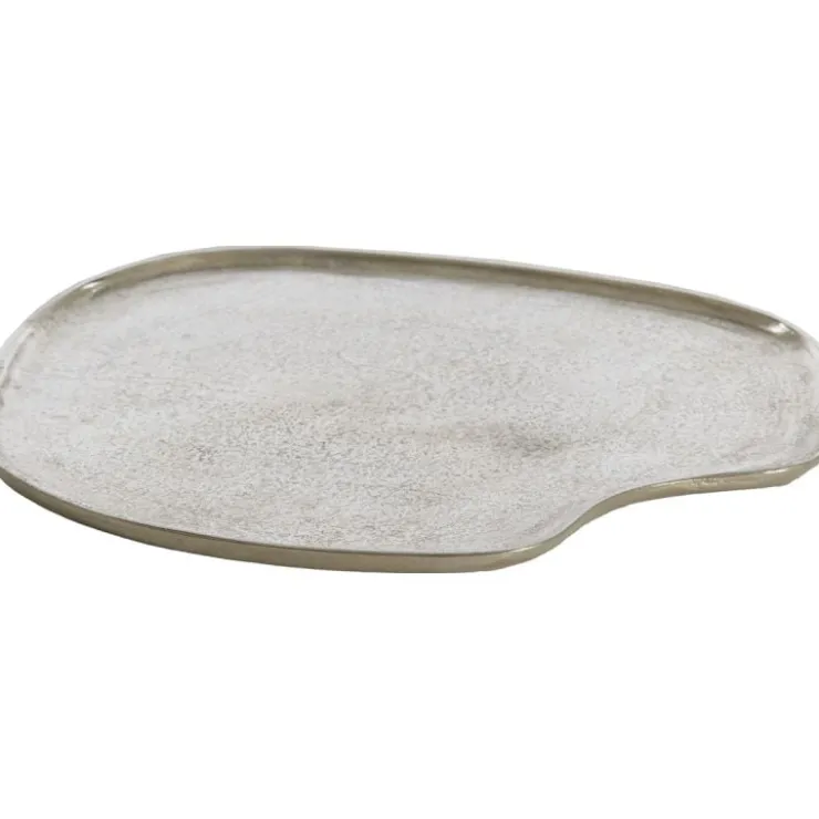 Trendhopper Dienblad Tojera Ruw Nikkel 33 Cm^ Woonaccessoires