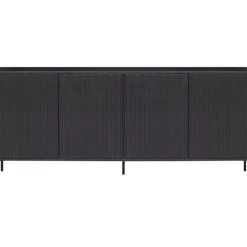 Trendhopper Dressoir Gravure New Grenen Zwart^ Dressoirs
