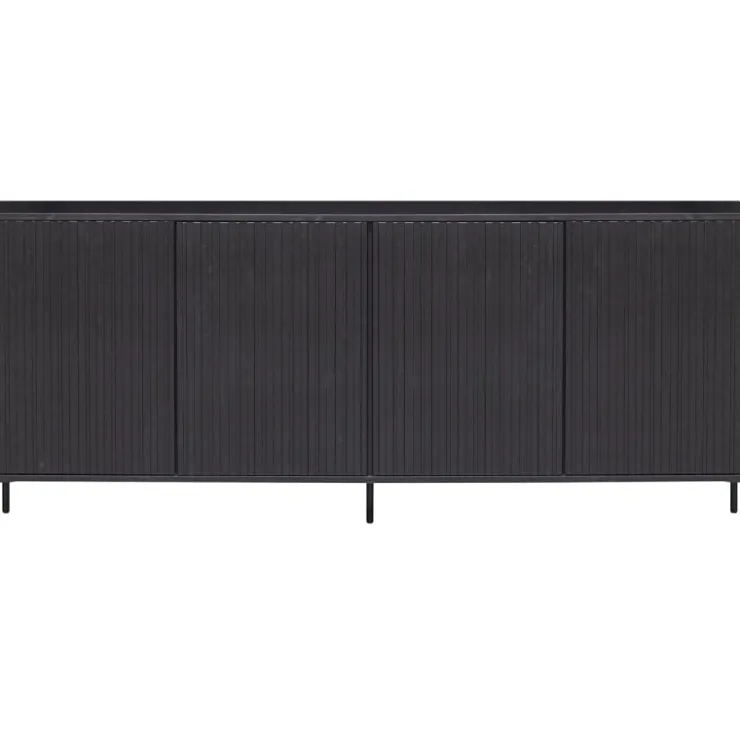 Trendhopper Dressoir Gravure New Grenen Zwart^ Dressoirs