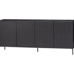 Trendhopper Dressoir Gravure New Grenen Zwart^ Dressoirs
