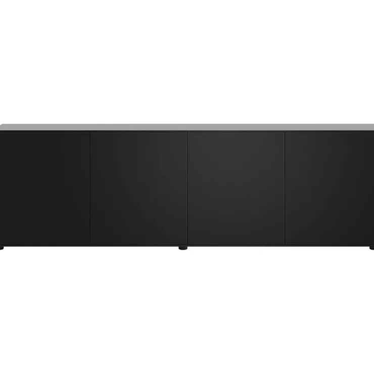 Trendhopper Dressoir Moiano zwart 200 cm^ Dressoirs