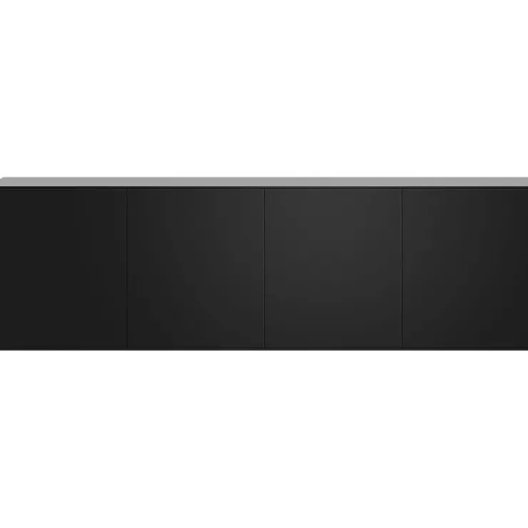 Trendhopper Dressoir Moiano zwart 200 cm^ Dressoirs