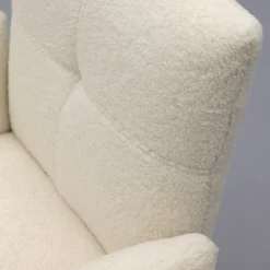 Trendhopper Eetkamerstoel Dozza Teddy wit^ Eetkamerstoelen
