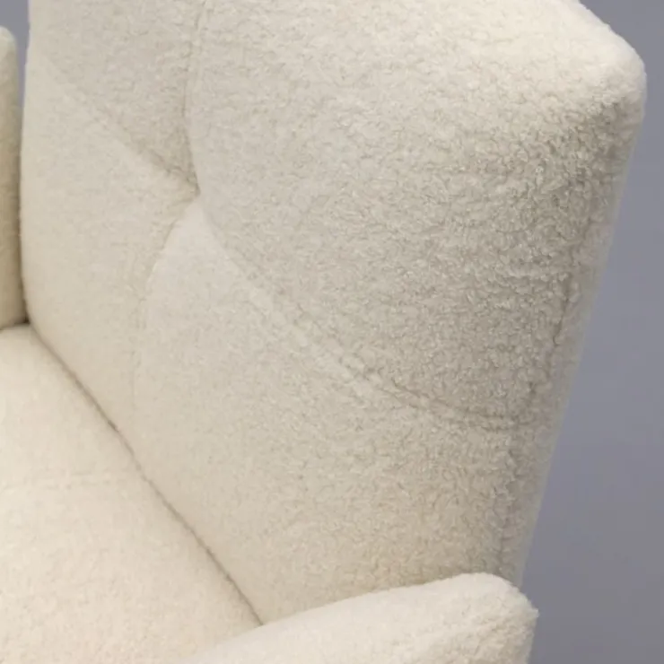 Trendhopper Eetkamerstoel Dozza Teddy wit^ Eetkamerstoelen