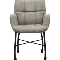 Trendhopper Eetkamerstoel Mae Grijs^ Eetkamerstoelen