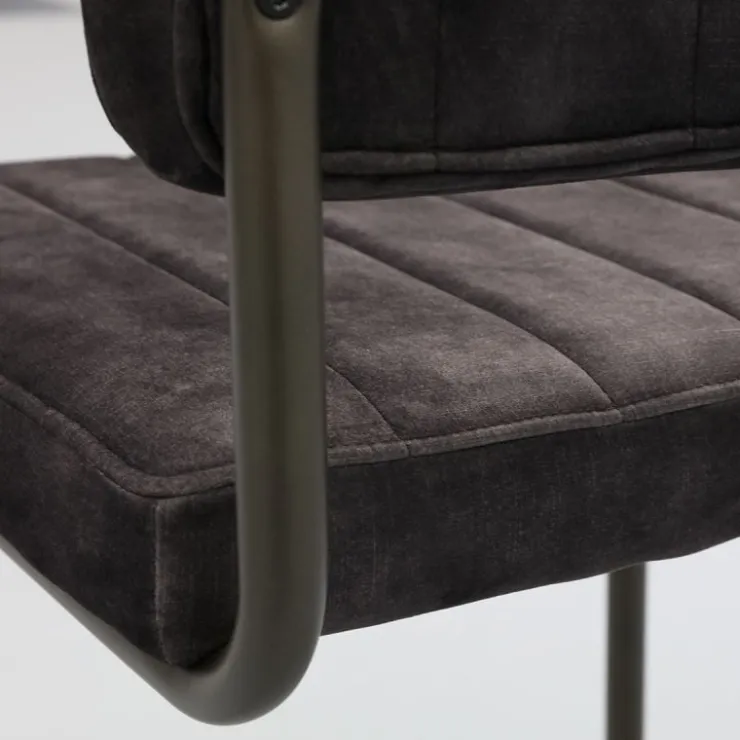 Trendhopper Eetkamerstoel Quilly Anthracite^ Eetkamerstoelen