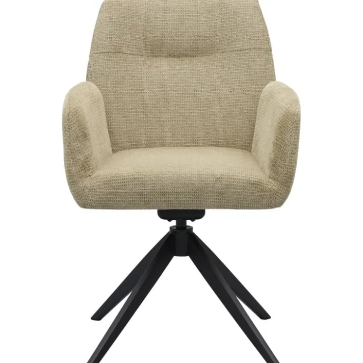 Trendhopper Eetkamerstoel Rodi Taupe^ Eetkamerstoelen