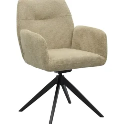 Trendhopper Eetkamerstoel Rodi Taupe^ Eetkamerstoelen
