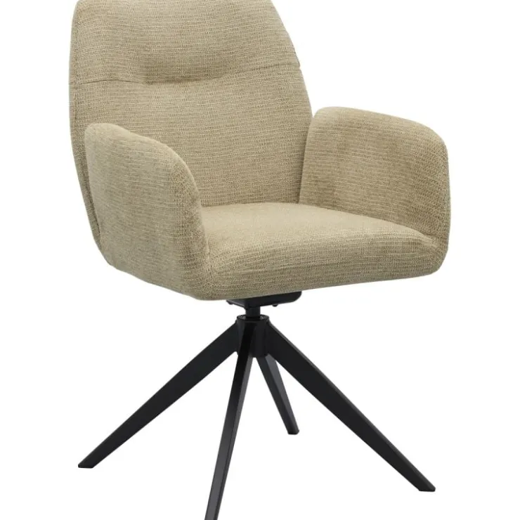 Trendhopper Eetkamerstoel Rodi Taupe^ Eetkamerstoelen