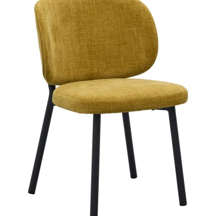 Trendhopper Eetkamerstoel Udine Mustard^ Eetkamerstoelen