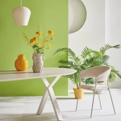 Trendhopper Eetkamerstoel Zeri met beige frame^ Eetkamerstoelen