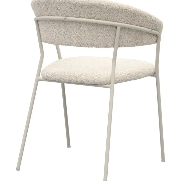 Trendhopper Eetkamerstoel Zeri met beige frame^ Eetkamerstoelen