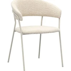 Trendhopper Eetkamerstoel Zeri met beige frame^ Eetkamerstoelen