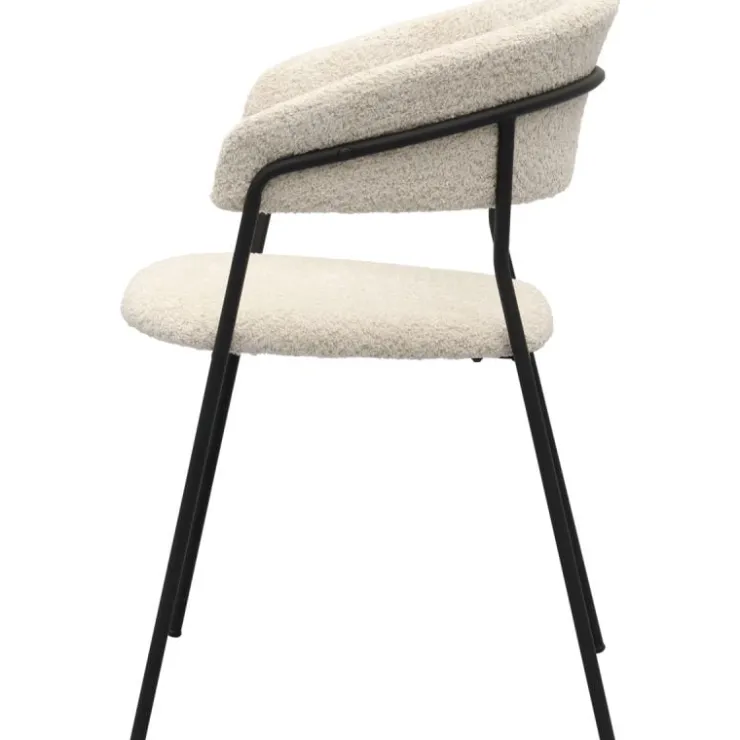 Trendhopper Eetkamerstoel Zeri met zwart frame^ Eetkamerstoelen