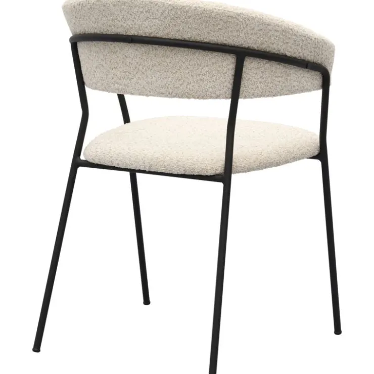 Trendhopper Eetkamerstoel Zeri met zwart frame^ Eetkamerstoelen