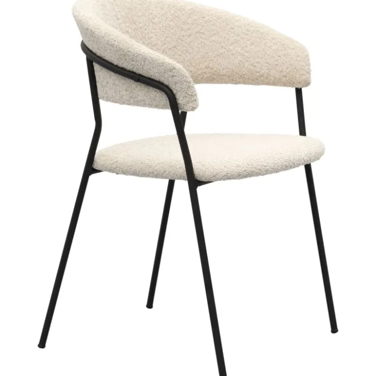 Trendhopper Eetkamerstoel Zeri met zwart frame^ Eetkamerstoelen