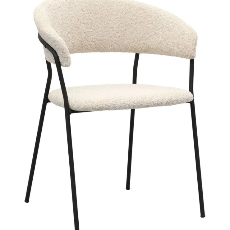 Trendhopper Eetkamerstoel Zeri met zwart frame^ Eetkamerstoelen