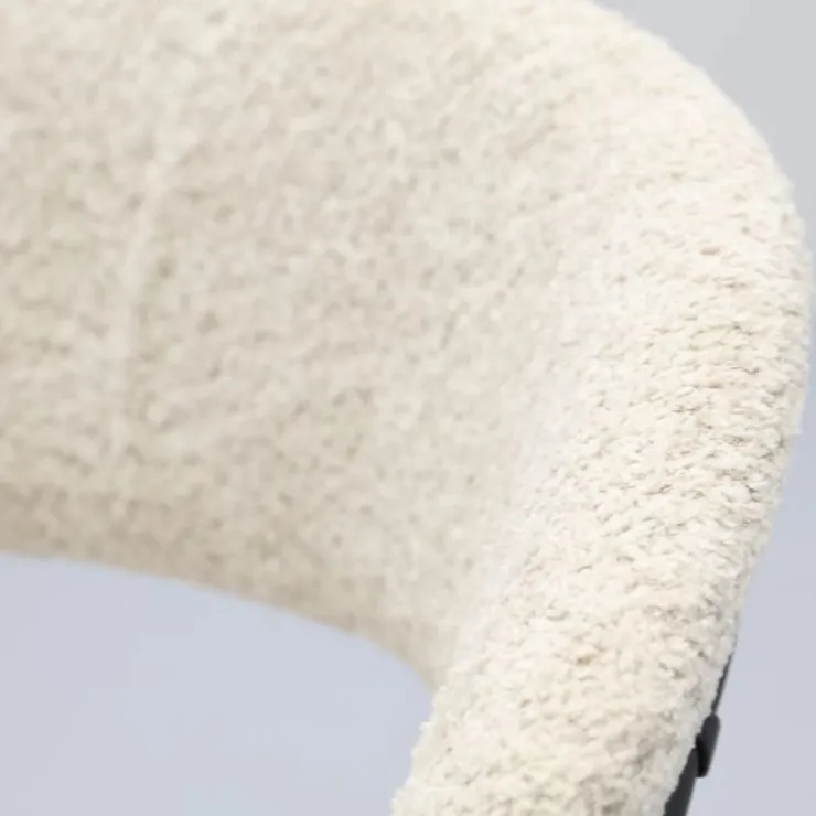 Trendhopper Eetkamerstoel Zeri met zwart frame^ Eetkamerstoelen
