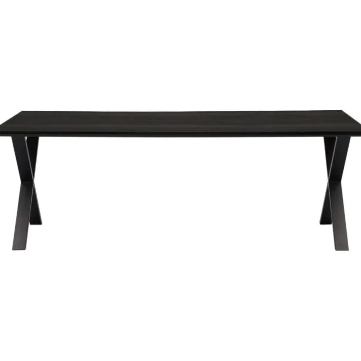 Trendhopper Eettafel Kolt X poot - 220x100 - Old piano^ Eetkamertafels