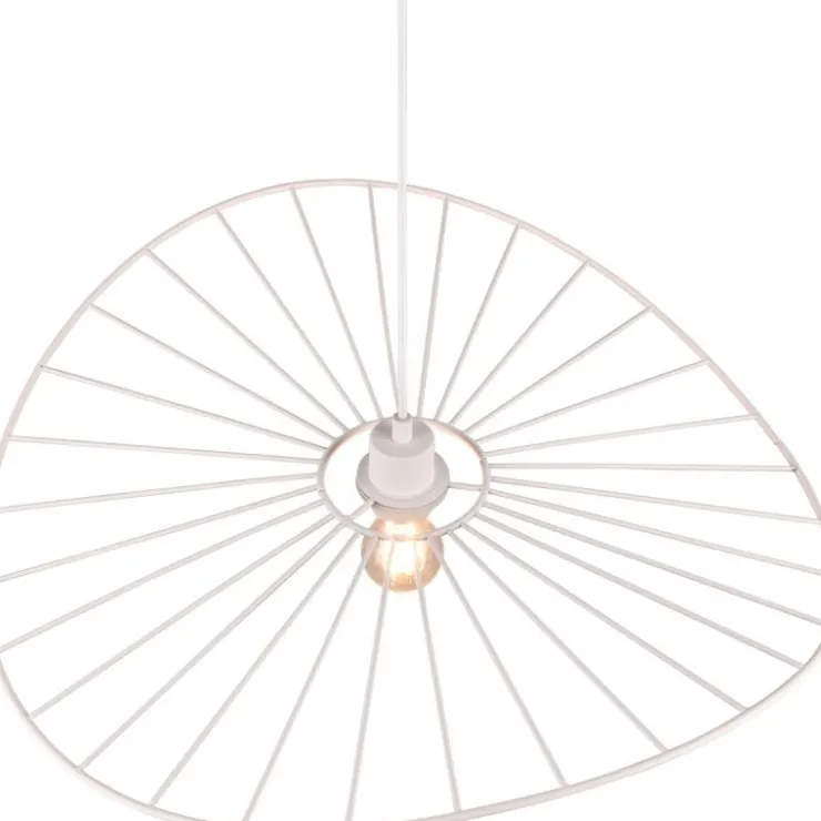 Trendhopper Hanglamp Chapeau mat wit Excl. 1x E27 7W^ Hanglampen