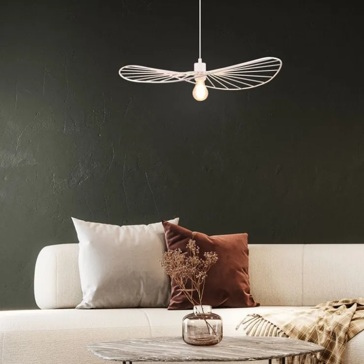 Trendhopper Hanglamp Chapeau mat wit Excl. 1x E27 7W^ Hanglampen