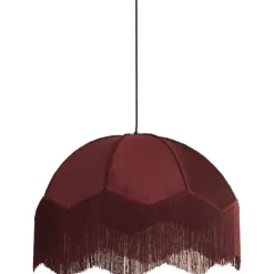 Trendhopper Hanglamp Malagia Velvet Bordeaux 50cm^ Hanglampen