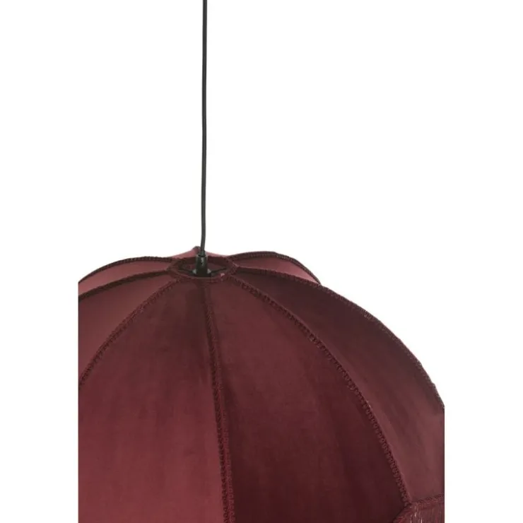 Trendhopper Hanglamp Malagia Velvet Bordeaux 50cm^ Hanglampen