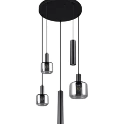 Trendhopper Hanglamp Metaro 5 lichts rond^ Hanglampen