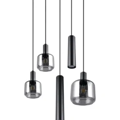 Trendhopper Hanglamp Metaro 5 lichts rond^ Hanglampen