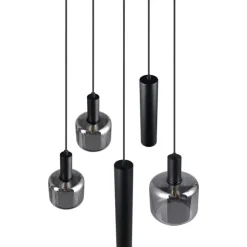 Trendhopper Hanglamp Metaro 5 lichts rond^ Hanglampen