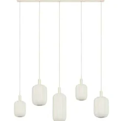 Trendhopper Hanglamp Tulsa 5-lichts Creme^ Hanglampen