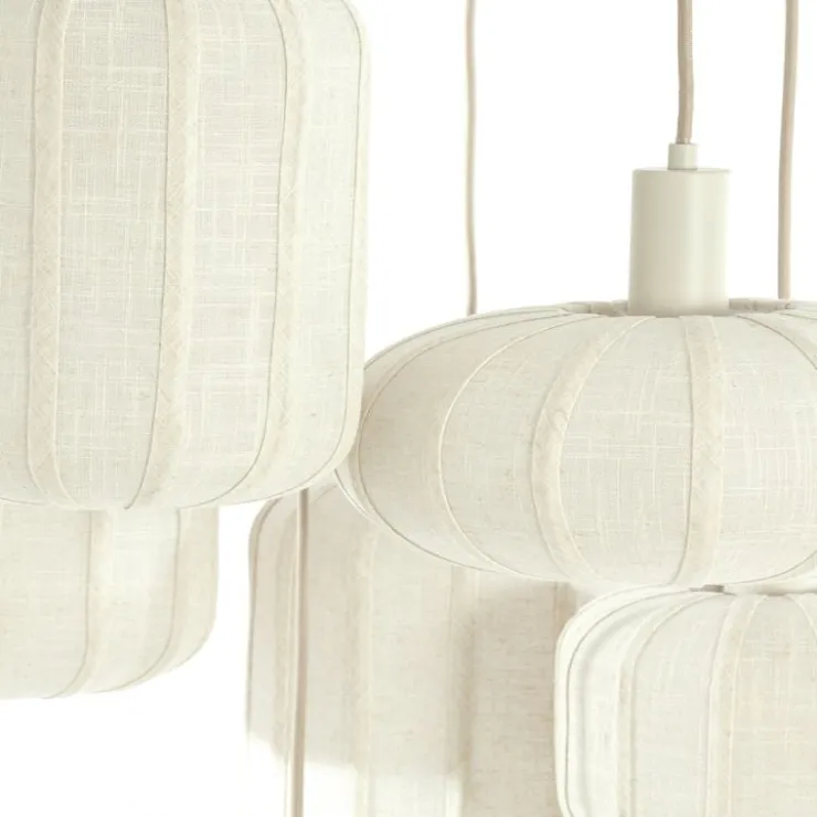 Trendhopper Hanglamp Tulsa 7-lichts rond Creme^ Hanglampen