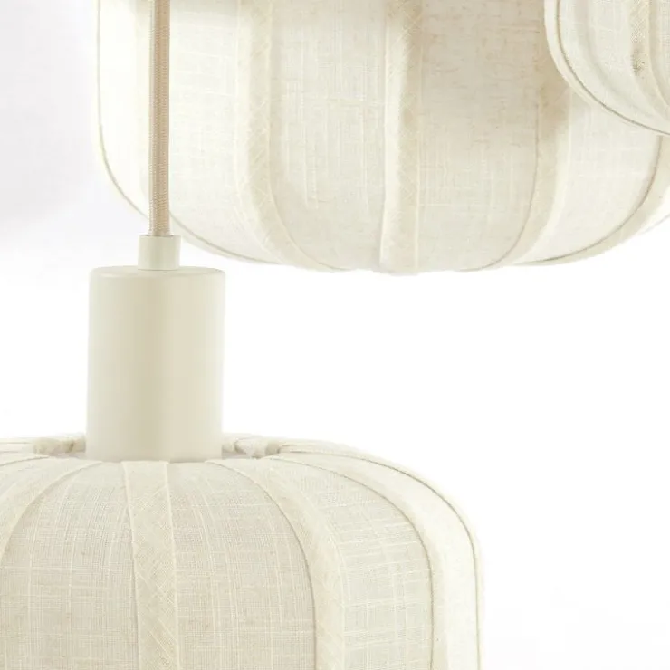 Trendhopper Hanglamp Tulsa 7-lichts rond Creme^ Hanglampen