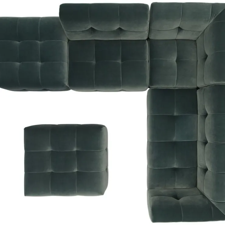 Trendhopper Hoekbank Cluny Regency Turquoise^ Hoekbanken