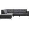 Trendhopper Hoekbank Viborg Nero Grey links^ Hoekbanken