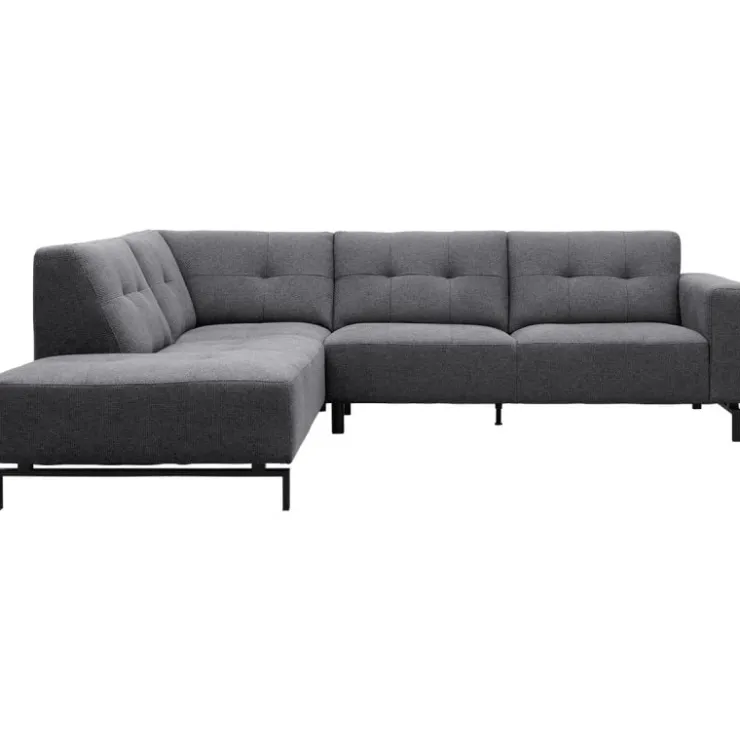 Trendhopper Hoekbank Viborg Nero Grey links^ Hoekbanken