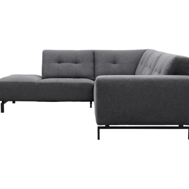 Trendhopper Hoekbank Viborg Nero Grey links^ Hoekbanken