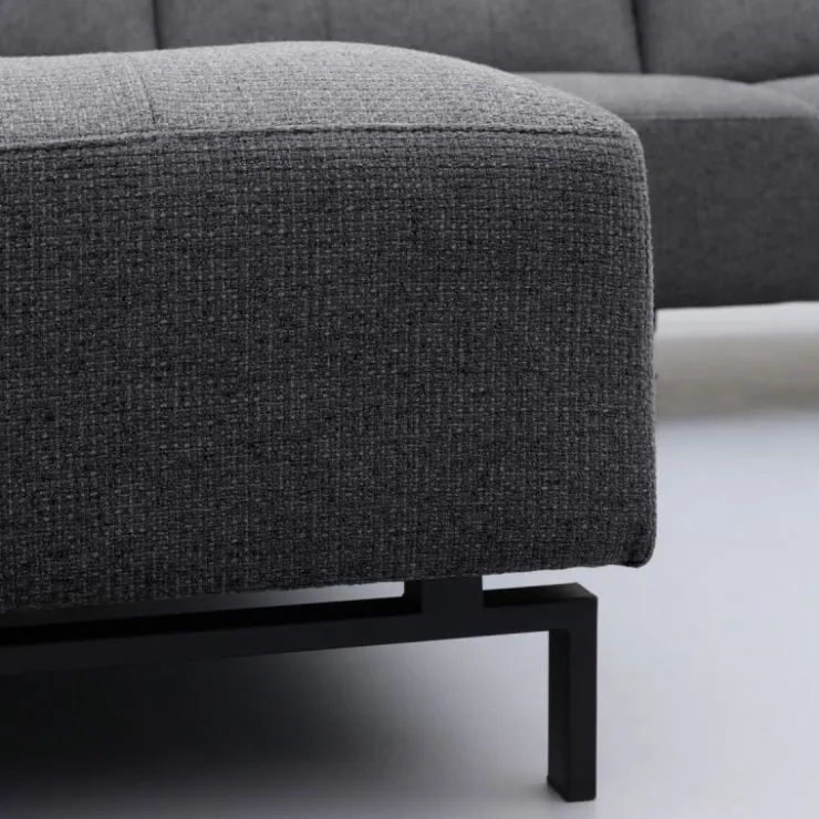 Trendhopper Hoekbank Viborg Nero Grey links^ Hoekbanken