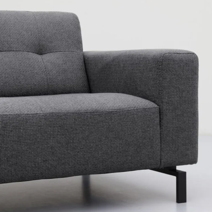 Trendhopper Hoekbank Viborg Nero Grey links^ Hoekbanken