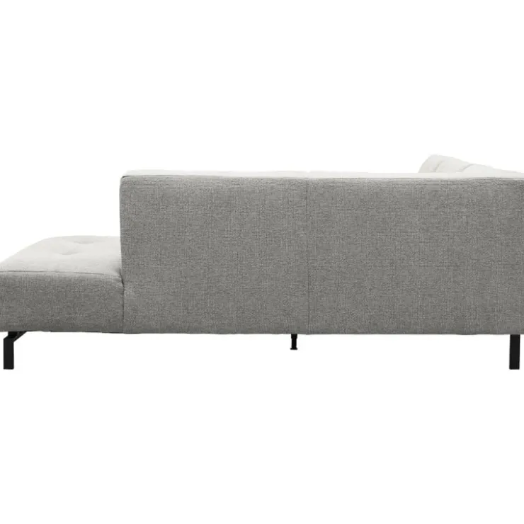Trendhopper Hoekbank Viborg Nero Lightgrey rechts^ Hoekbanken