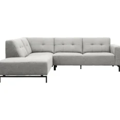 Trendhopper Hoekbank Viborg Nero Lightgrey links^ Hoekbanken